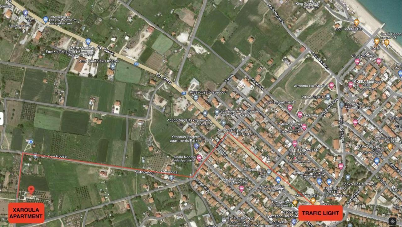 Xaroula Apartments Ierissos Bagian luar foto